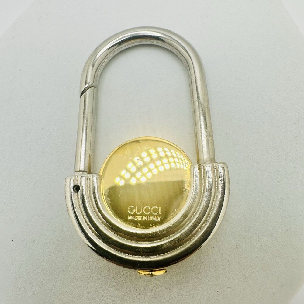 Gucci Interlocking G Two-Tone Key Ring - Picture 2 of 11